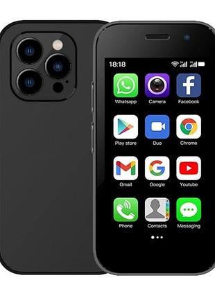 Маленький мобильный смартфон сенсорный soyes xs 15 black