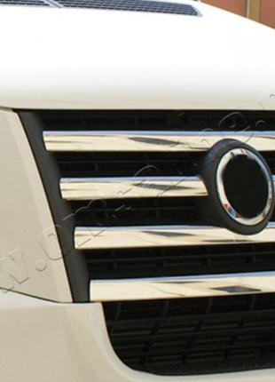 Volkswagen crafter (2006-2011) накладки на решетку радиатора 5шт