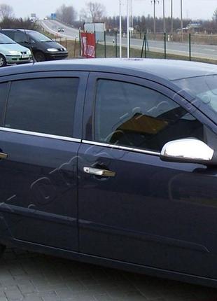 Opel astra h (2004-2009) молдинги стекол нижние 4шт