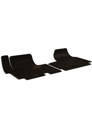 Килимки в салон для opel vivaro / renault trafic 2001-2014 чорний 2шт gz 280375