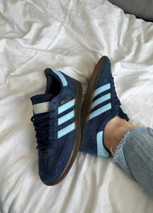 Adidas spezial handball dark blue5 фото