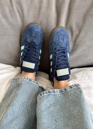 Adidas spezial handball dark blue8 фото