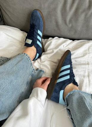 Adidas spezial handball dark blue4 фото