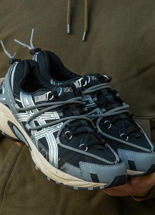 Мужские кроссовки asics gel-kahana trail v2 black silver 42