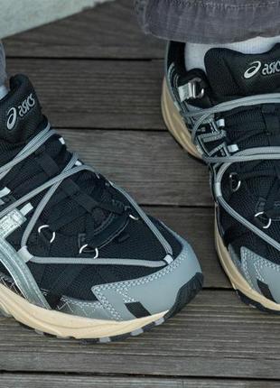 Чоловічі кросівки asics gel-kahana trail v2 black silver 422 фото