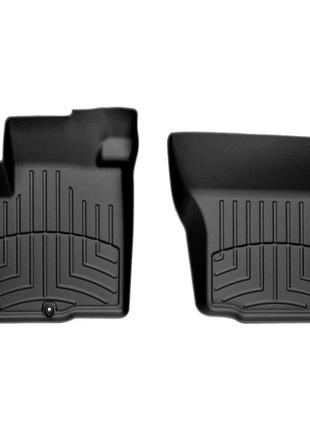 Передние коврики mitsubishi asx 2010- с бортиком черные manual 446511 weathertech