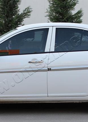 Hyundai accent sedan (2005-2011) дверні ручки 4-дверний