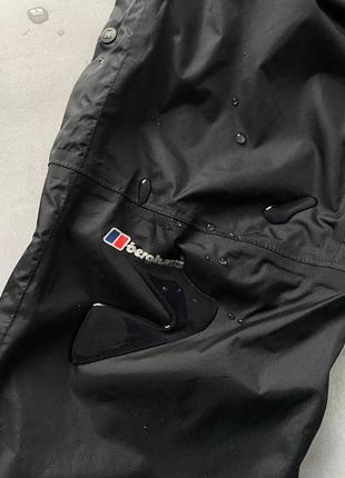 Мужские брюки бергхаус мембранные водостойкие горе текс на заклепках aq2 berghaus gore tex