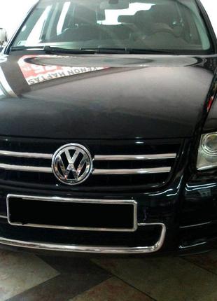 Volkswagen touareg 2003-2007 накладки на решетку радиатора 4шт