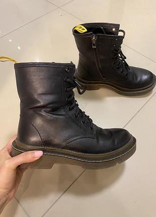 Ботинки кожаные dr martens