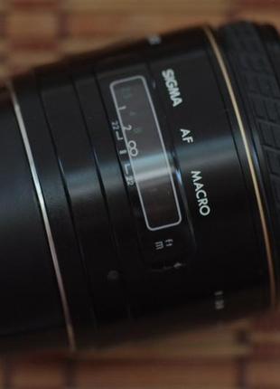 Макро объектив sigma af 50mm 2.8 macro для пленочных canon ef