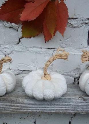 Тыква в декоре, декор из тыквы, тыква из ткани, декоративные тыквы, осенний декор
