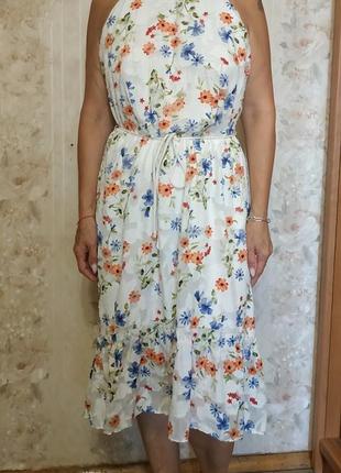 Elle красивый летний сарафан/платье 👗
 в цветочный принт8 фото