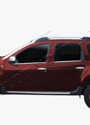 Dacia duster (2010-) молдинги стекол нижние 4шт