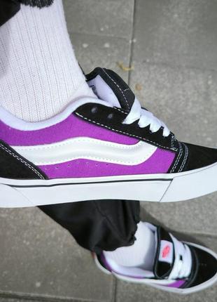 Женские кроссовки vans knu skool purple4 фото