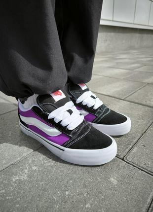 Женские кроссовки vans knu skool purple8 фото