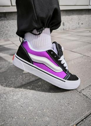 Женские кроссовки vans knu skool purple5 фото