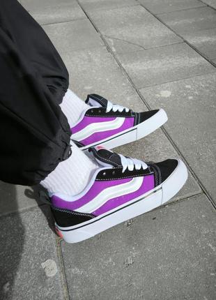 Женские кроссовки vans knu skool purple2 фото