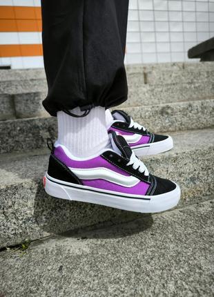 Женские кроссовки vans knu skool purple7 фото