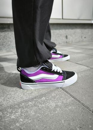 Женские кроссовки vans knu skool purple6 фото