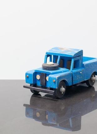 Машинка из дерева / land rover (пикап)