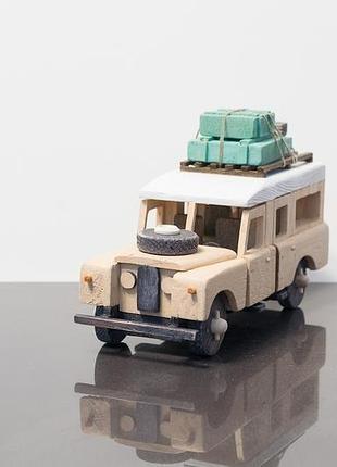 Машинка из дерева / land rover