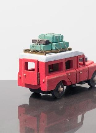 Машинка из дерева / land rover3 фото