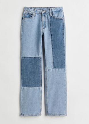 Джинси studio h&m з вставками