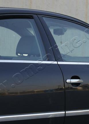 Volkswagen passat (2000-2005) молдинги стекол нижние 4шт