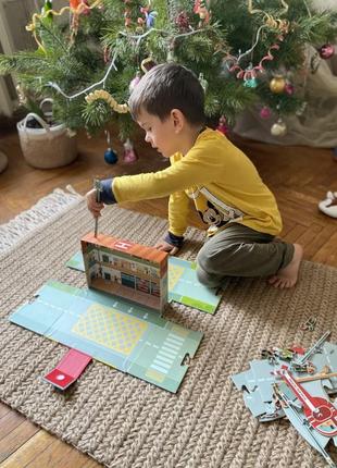 Сканди ковер из джута, бохо коврик, вязаный хюгге ковер