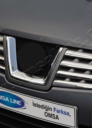 Nissan qashqai (2007-2010) накладки на решетку радиатора 8шт
