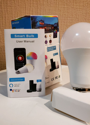 Led smart bulb лампа з доступом bluetooth