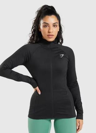 Кофта спортивна gymshark (p.s) training jacket для тренувань джимшарк1 фото