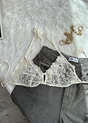 Нежный кружевной лиф бюстгальтер