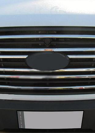 Ford transit (2014-) накладка на решетку радиатора 3шт