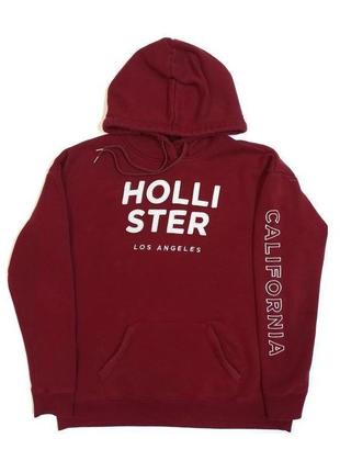 Худи толстовка свитшот кофта с капюшоном hollister los angeles kalifornia