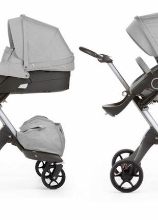 Коляска stokke 2в1 у відмінному стані як нова