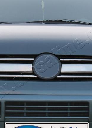 Volkswagen t5 (2003-2010) накладки на решетку радиатора 2шт