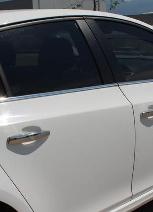 Chevrolet cruze hb (2011-) молдинги стекол нижние 6шт