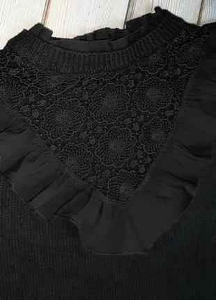 💥1+1=3 базовый черный свитер оверсайз george, размер 48 - 505 фото
