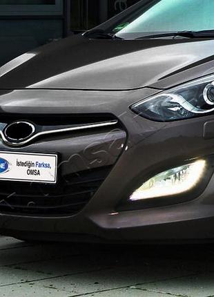 Hyundai i30 5d style (2012-) накладкa на решетку радиатора 1шт