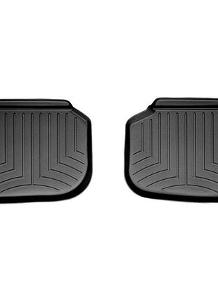 Задние коврики volkswagen passat b7 usa 2010- с бортиком, черные, usa 443842 weathertech