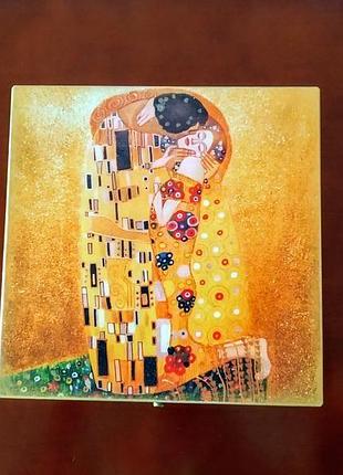 Шкатулка для украшений, техника декупаж.