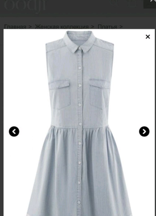 Легкий джинсовий сарафан 4