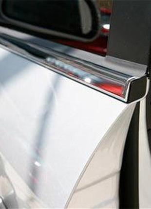 Skoda superb 2008-2015 молдинги стекол нижние 4шт