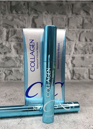 Туш для вій enough collagen volume mascara waterproof 9ml