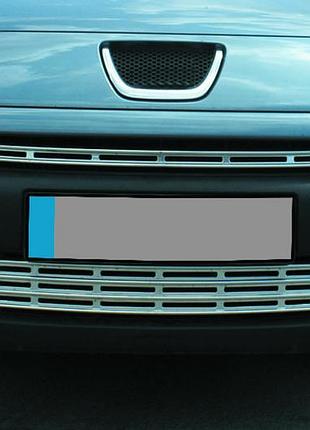 Citroen berlingo/peugeot partner (2008-) накладки на решетку радиатора 2шт