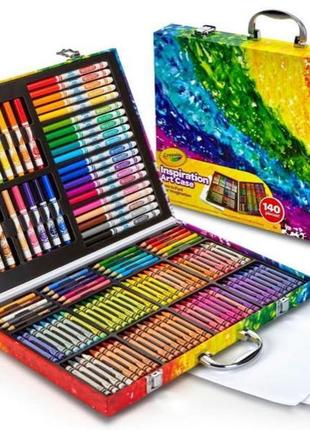 Арт кейс crayola для творчості, в наборі 140 предметів, крайола1 фото
