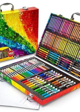 Арт кейс crayola для творчості, в наборі 140 предметів, крайола7 фото