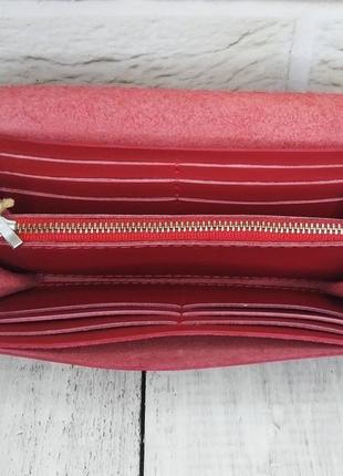 Шкіряний жіночий гаманець, подарункове пакування. кожаный кошелëк.5 фото